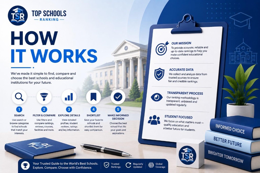 How Top Schools Rankings works — listings, reviews, and guides