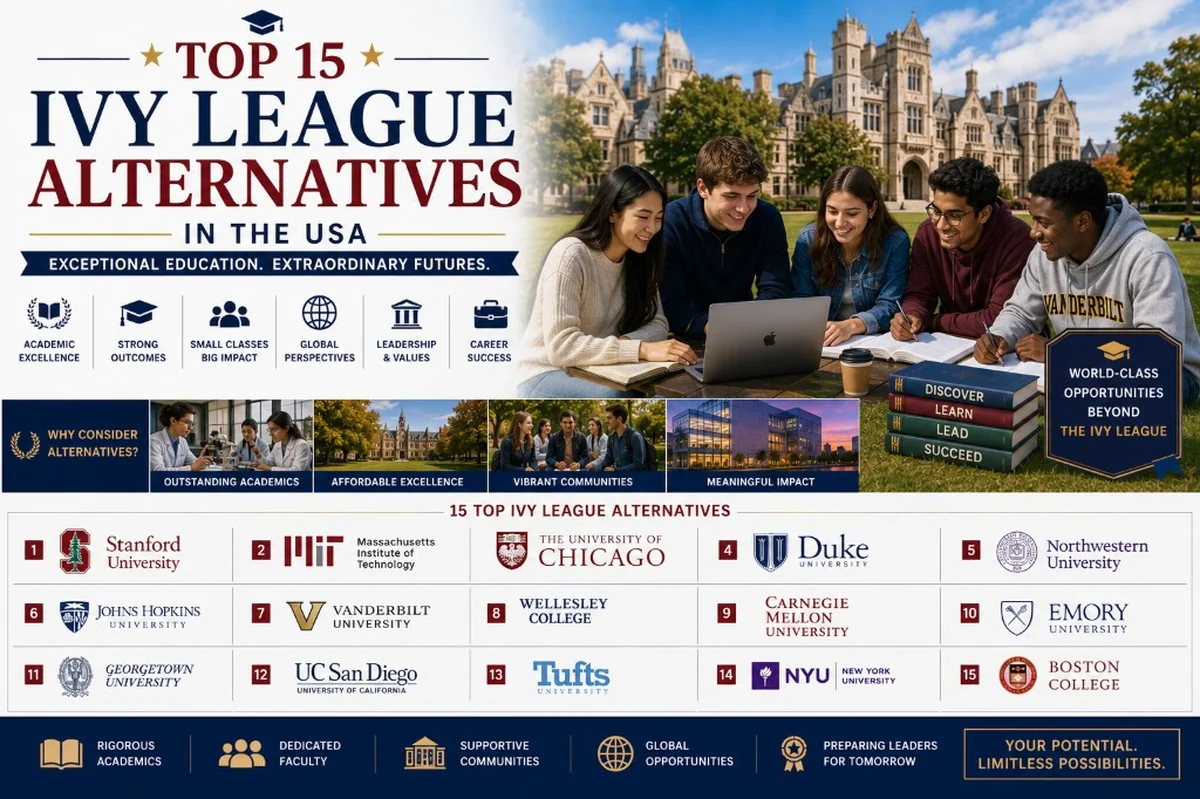 Top 15 Ivy League Alternatives in the USA (2026 Rankings Guide)