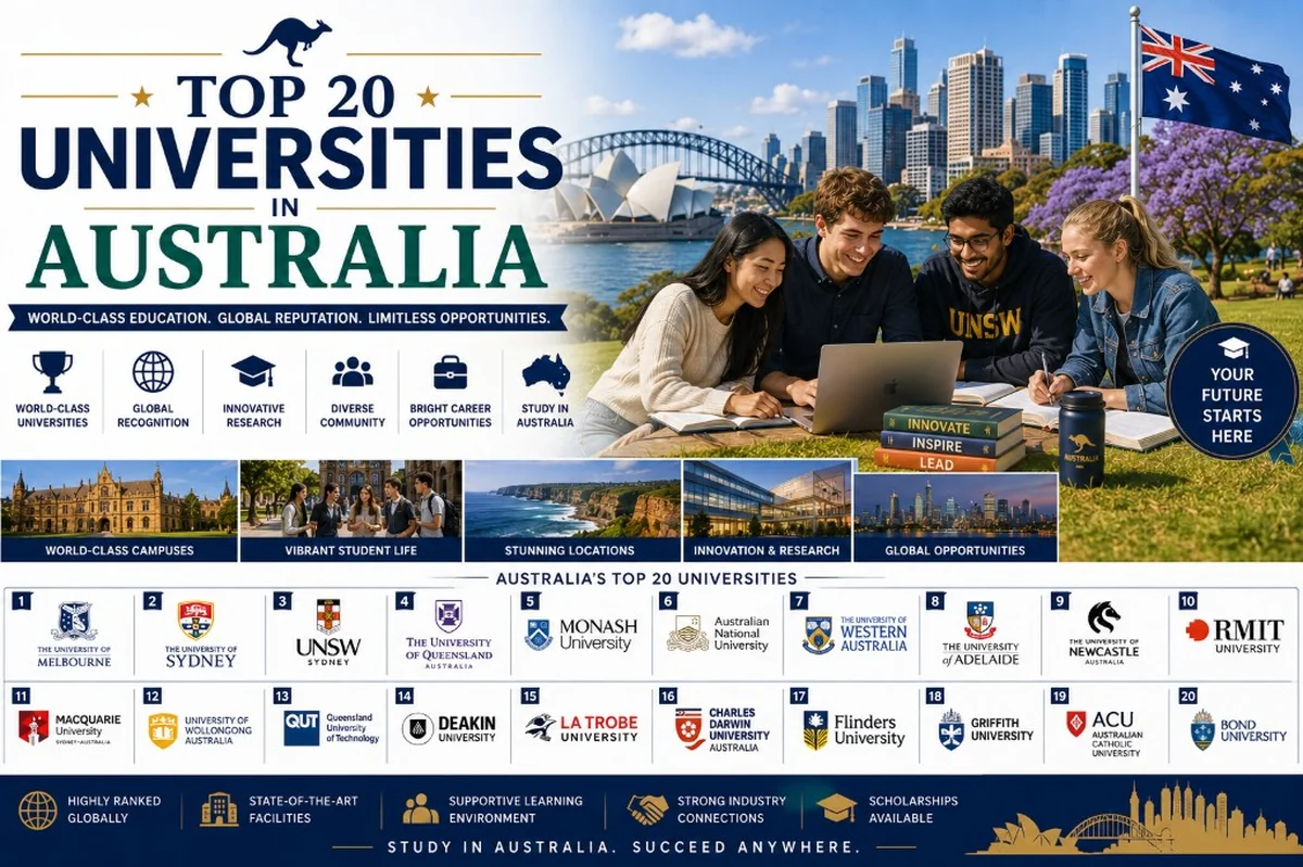 Top 20 Universities in Australia (2026 QS Rankings Guide)