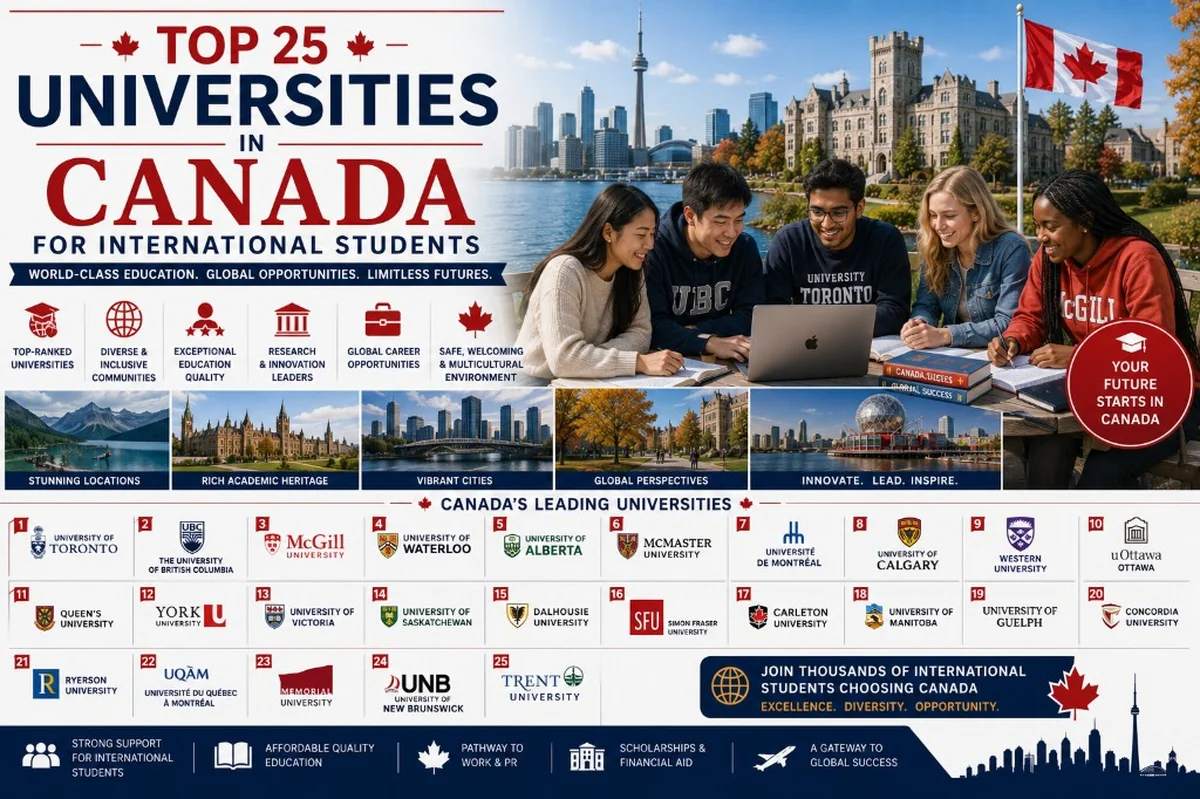 Top 25 Universities in Canada for International Students (QS 2026 Guide)