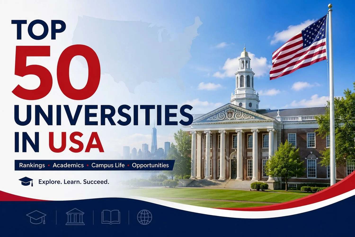 Top 50 Universities in USA (2026 Rankings Guide)