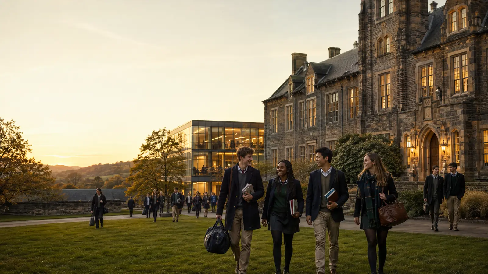 Students at a leading school in the top 100 boarding schools in the world comparison