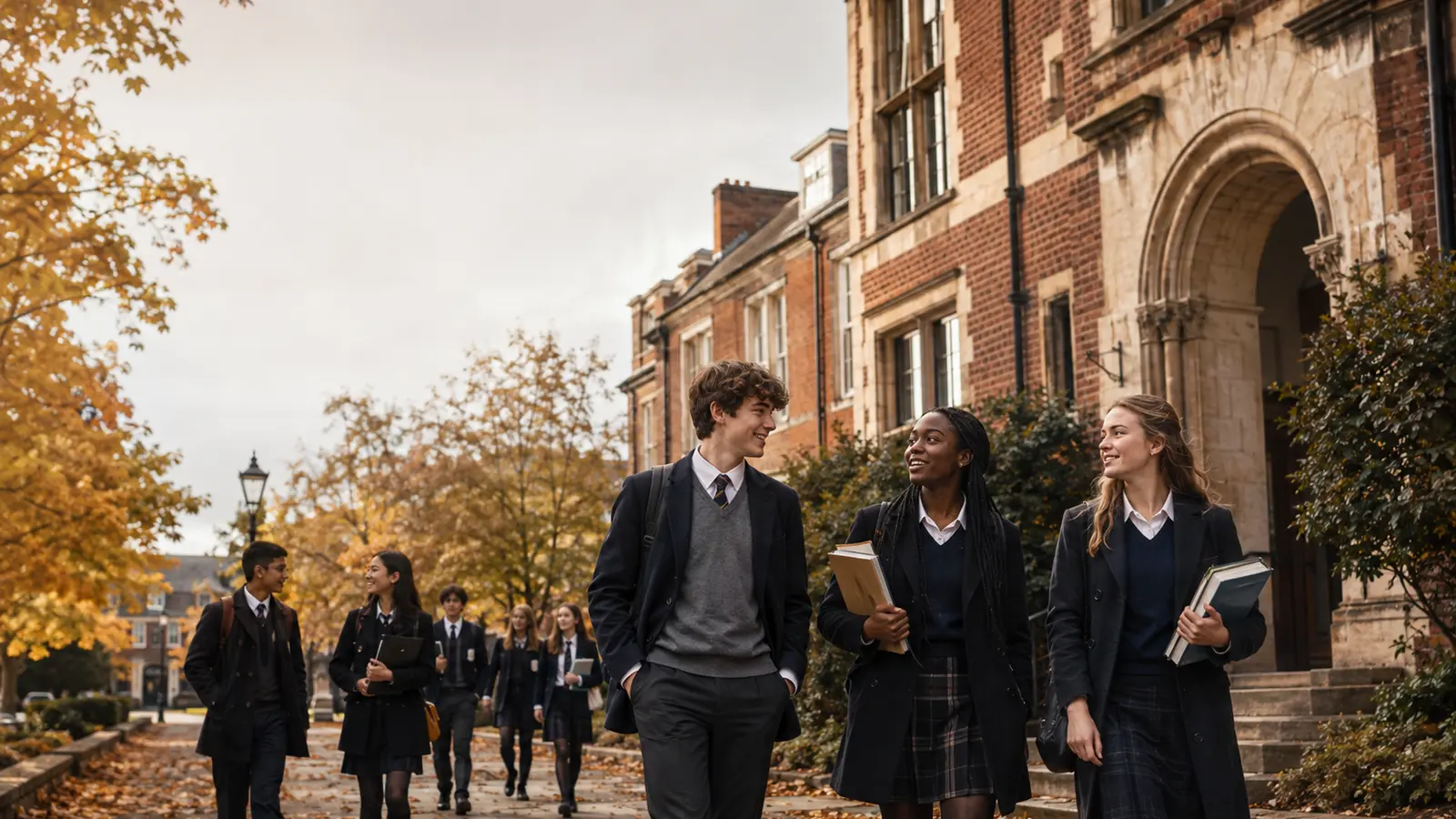 Students at a leading school in the top 100 grammar schools in the UK comparison