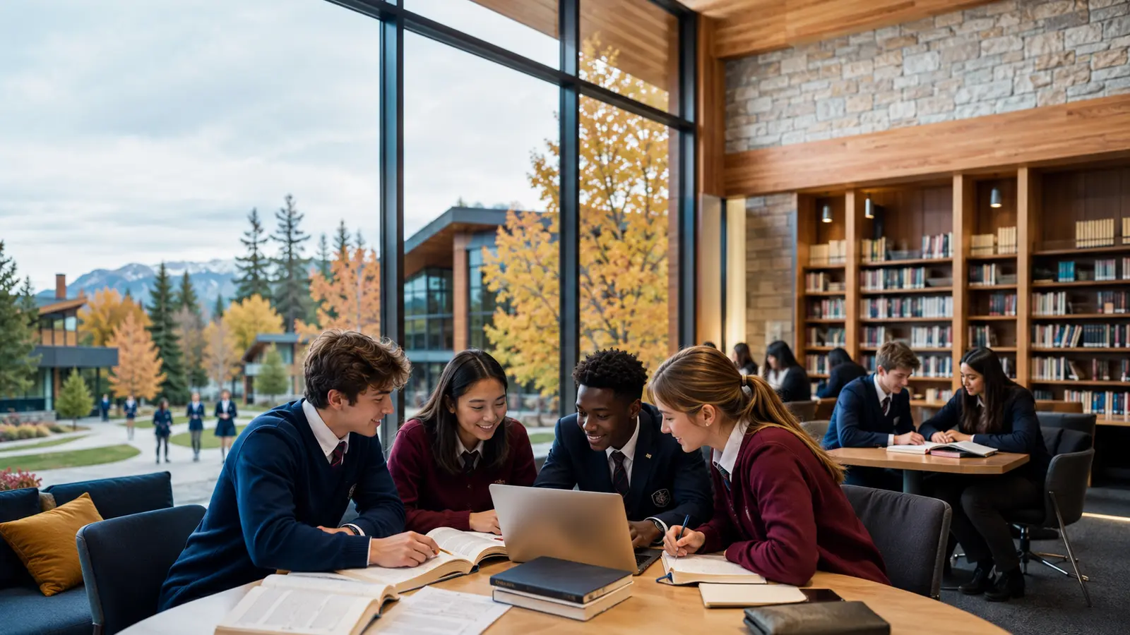 Students at a leading school in the top 100 private schools in Canada comparison