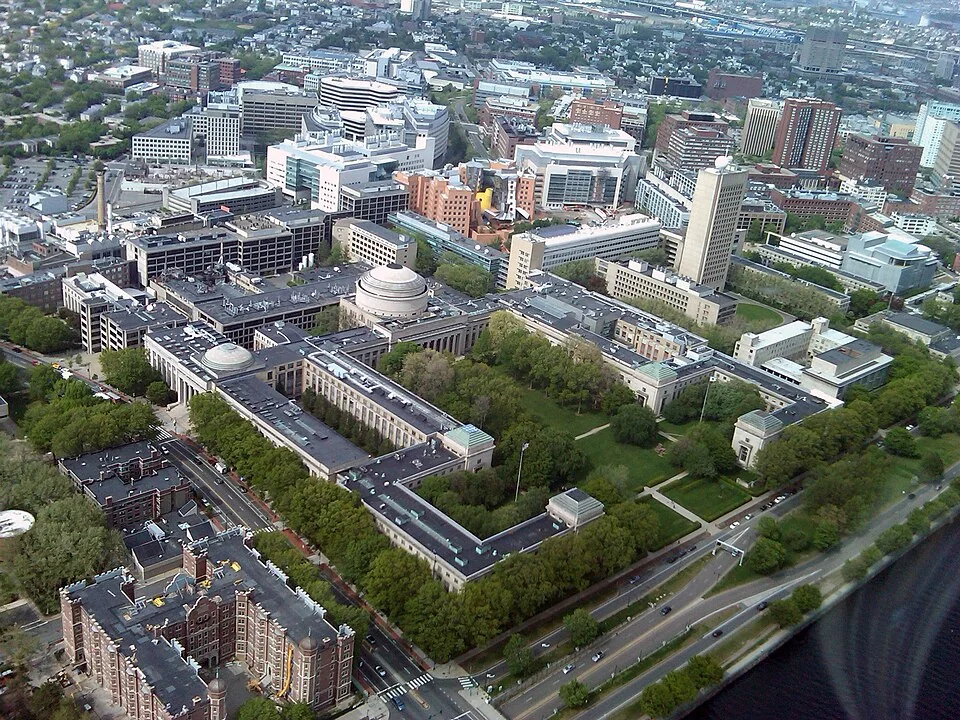MIT campus aerial view — world's number one university in QS 2026 rankings