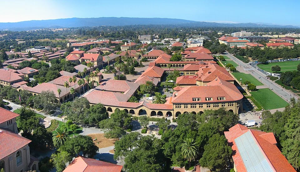 Stanford University campus California — ranked third best university in the world 2026