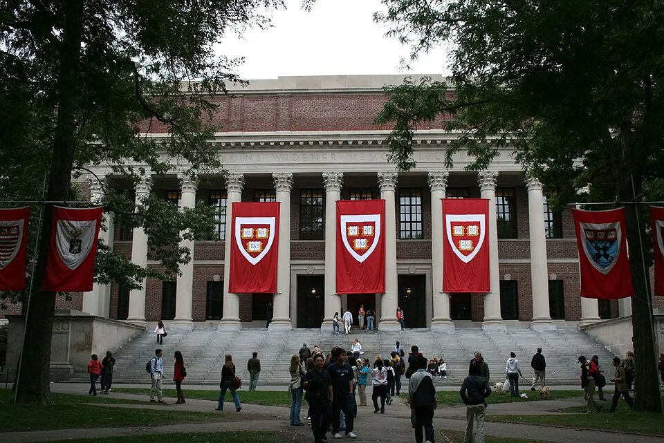 Harvard University Widener Library — top five world university QS 2026