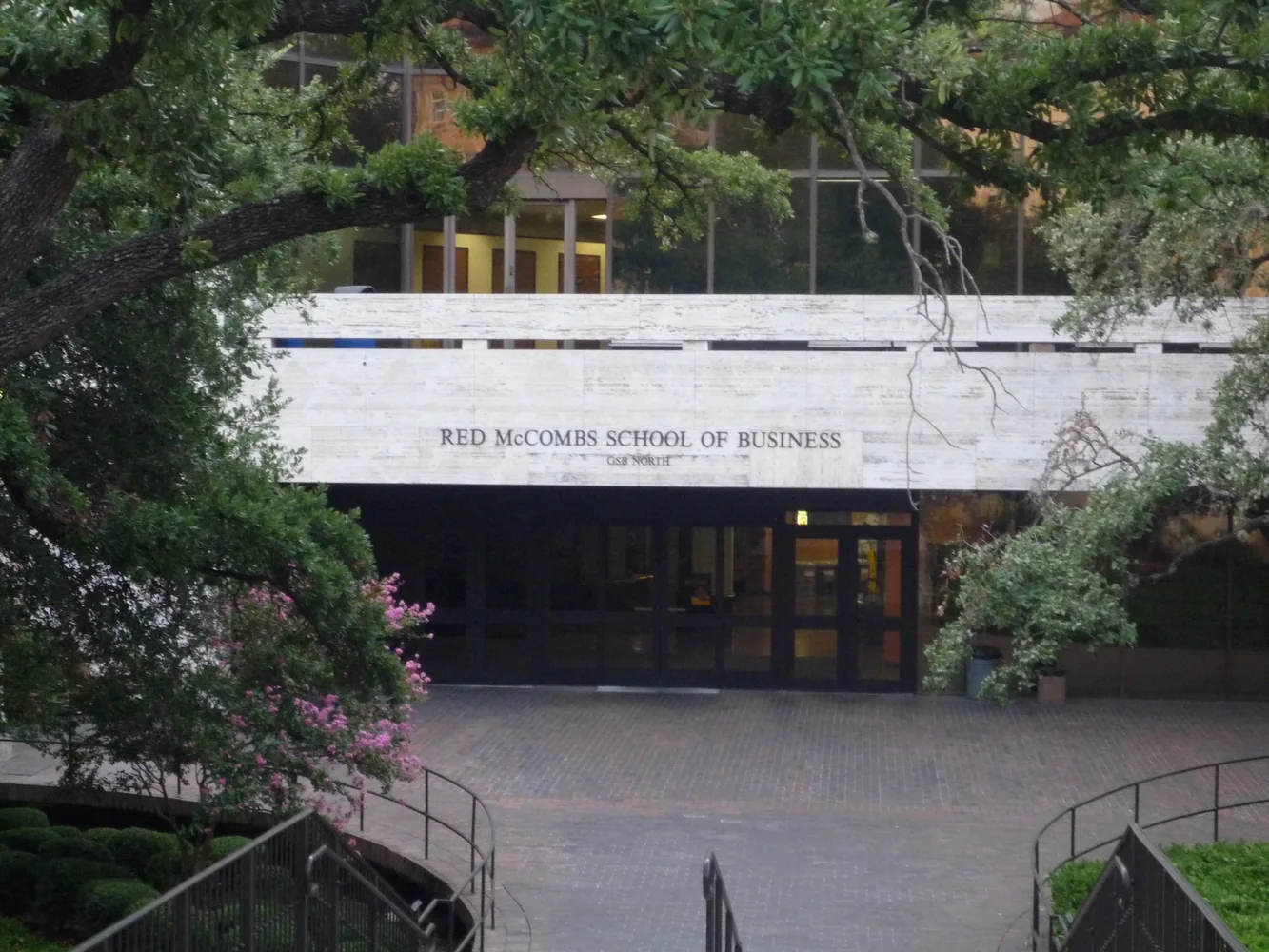McCombs School of Business building at University of Texas at Austin — top-ranked undergraduate business program