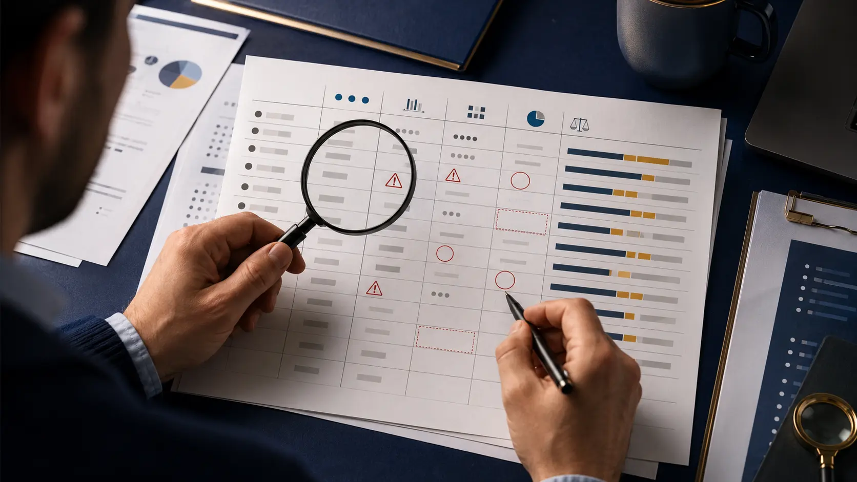 Reader critically assessing a college ranking table and its methodology