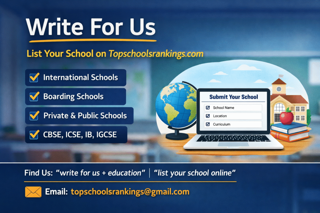 Write For Us Top Schools Rankings